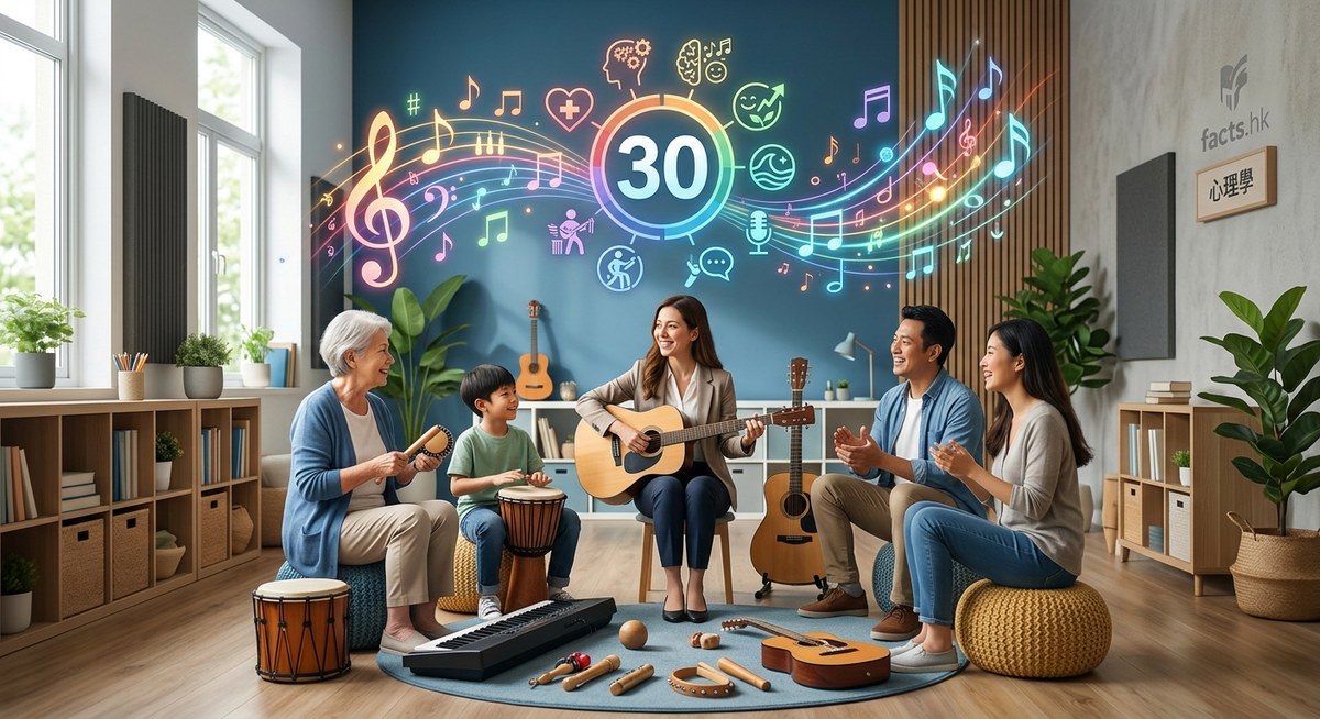 關於音樂治療的30個事實